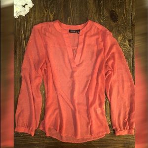 ANA chiffon v neck top